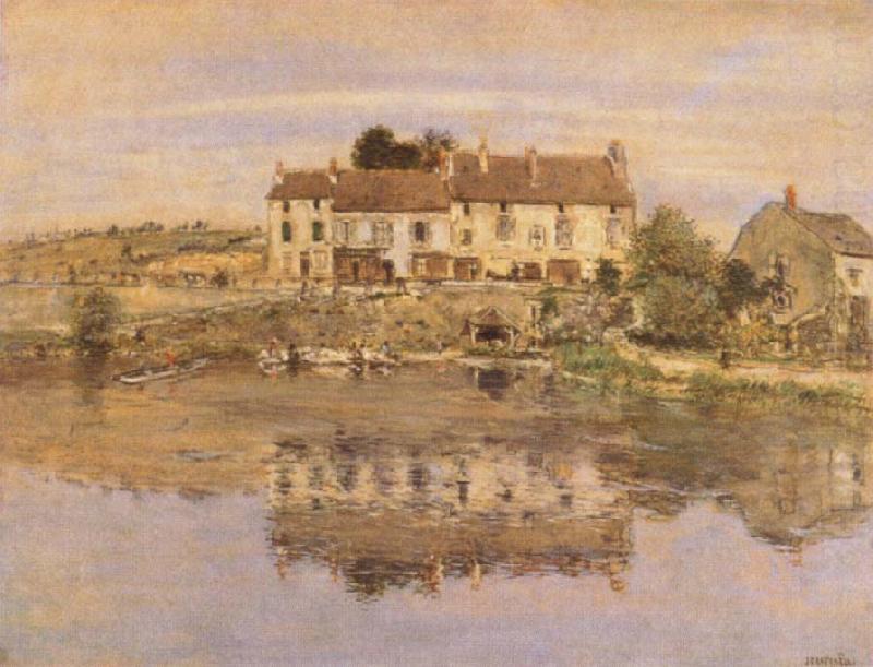 Jean-francois raffaelli House on the Banks of the Oise china oil painting image